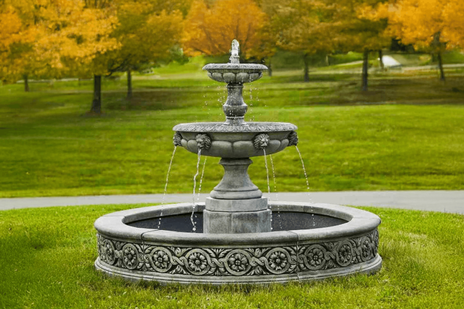 Outdoor Water Fountains for Warmer Winters