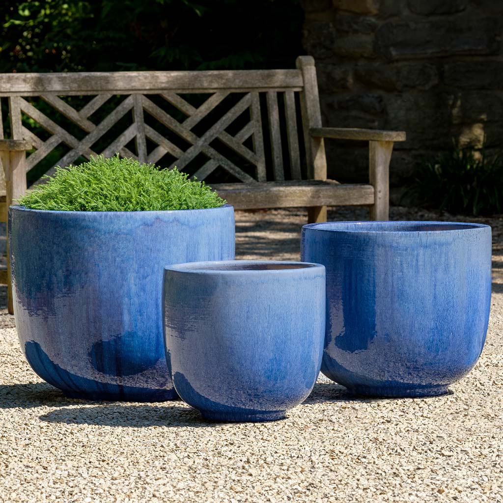 Mara Planter || Marrakesh Blue