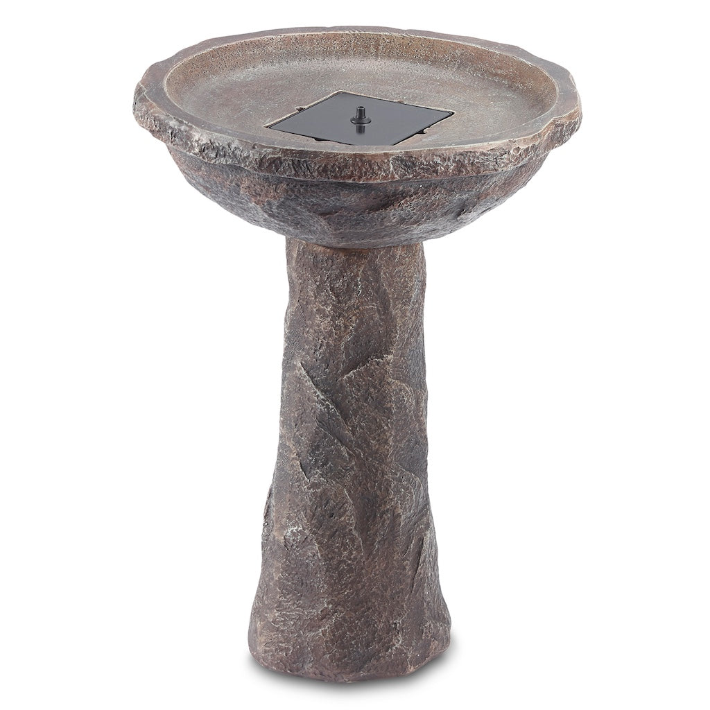 Bedrock Solar Birdbath