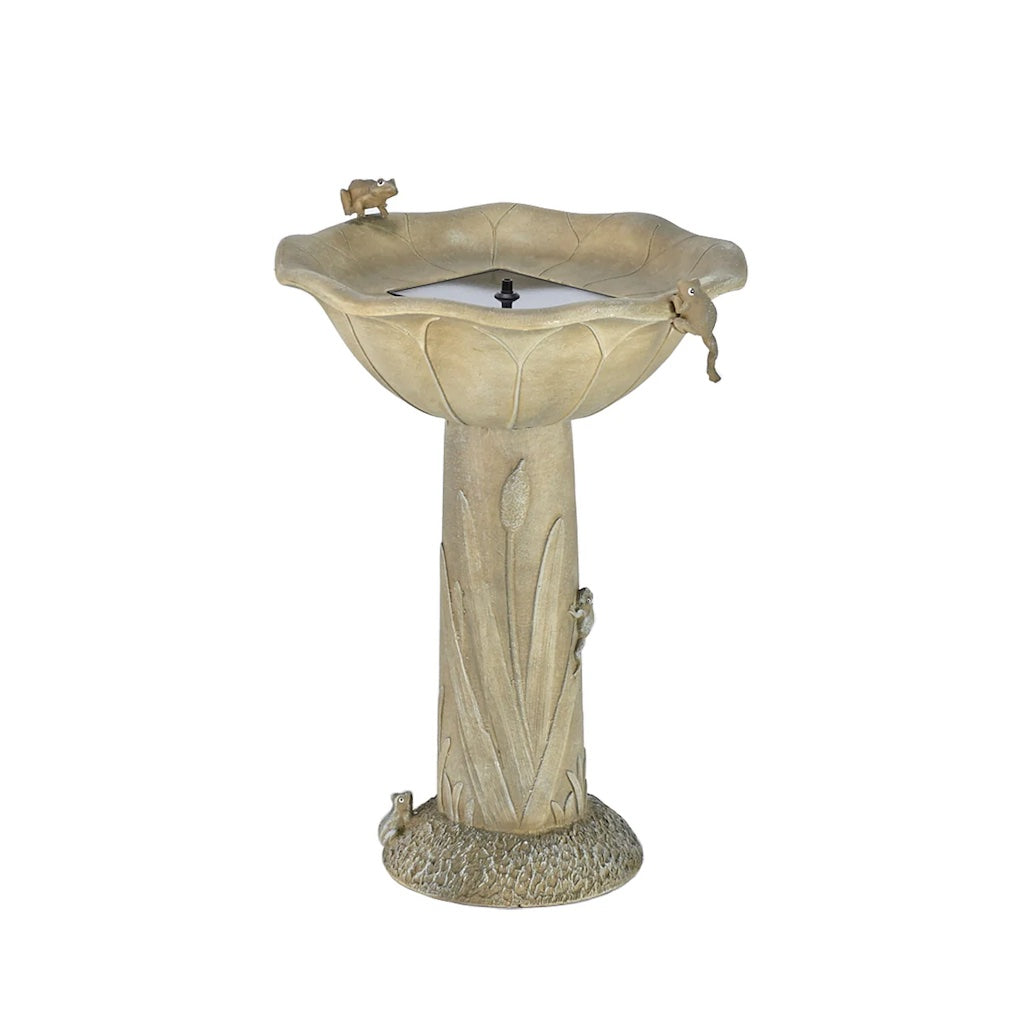 Acadia Solar Birdbath