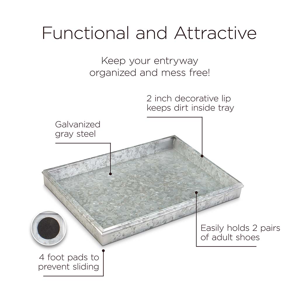 20" Classic Steel Boot Tray