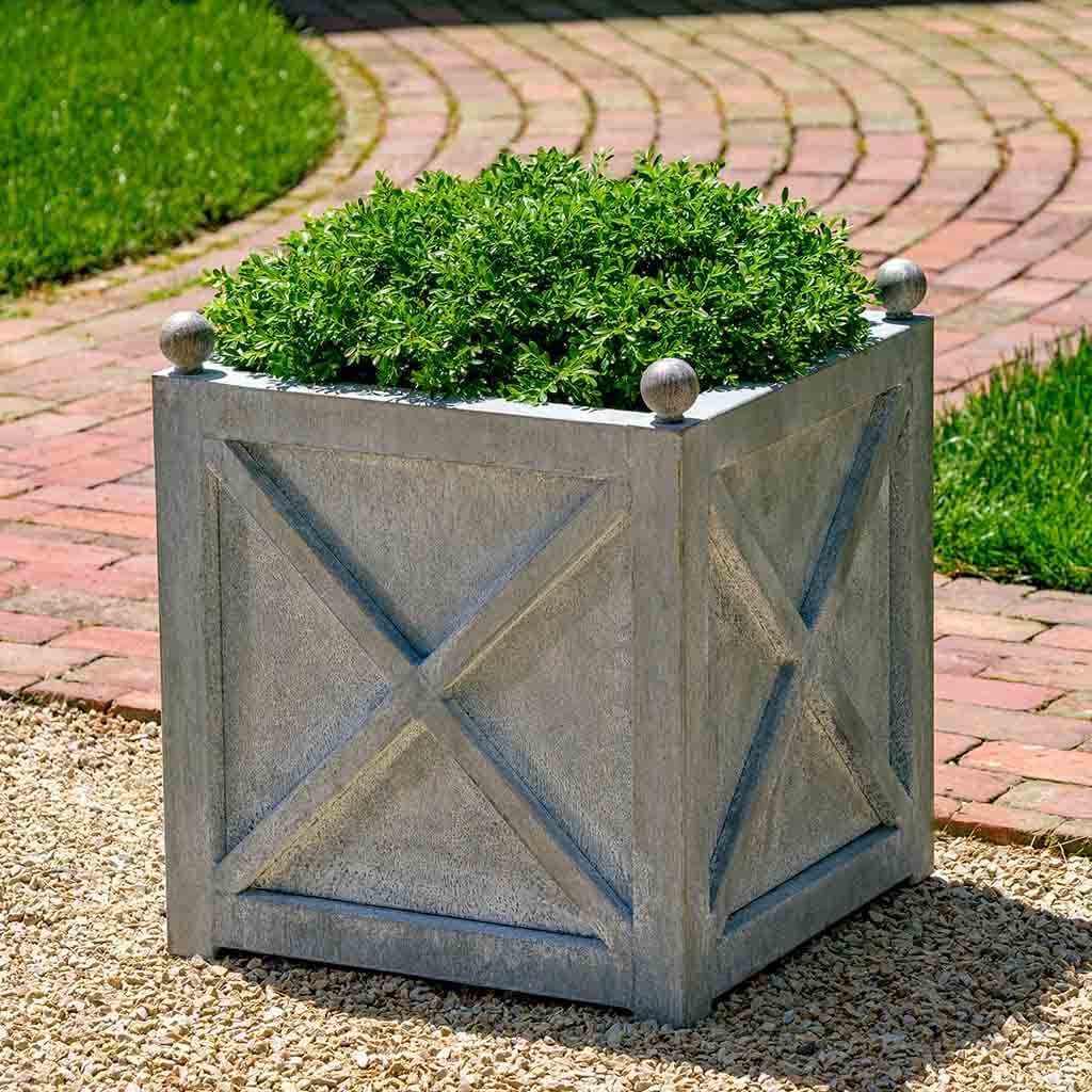 Square Villandry Planter || Zinc