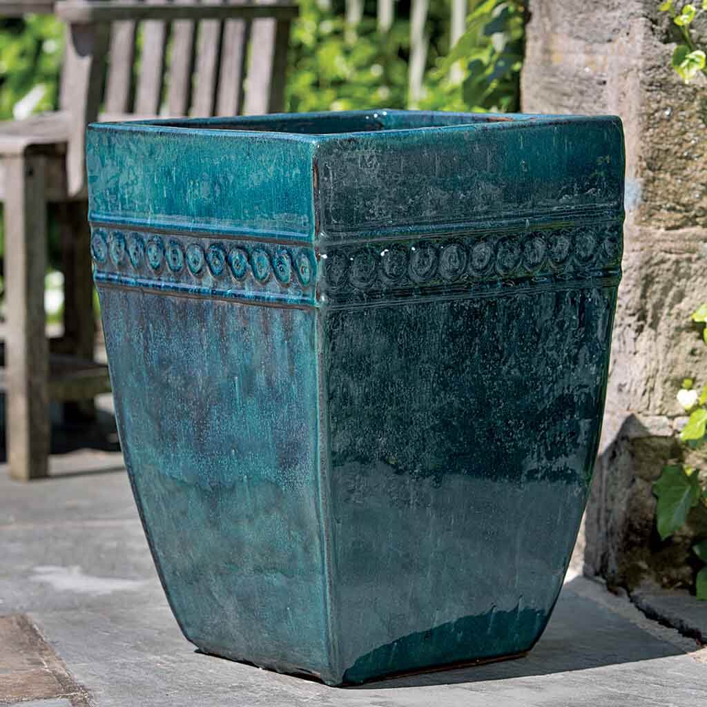 Borsa Planter, Square || Indigo Rain