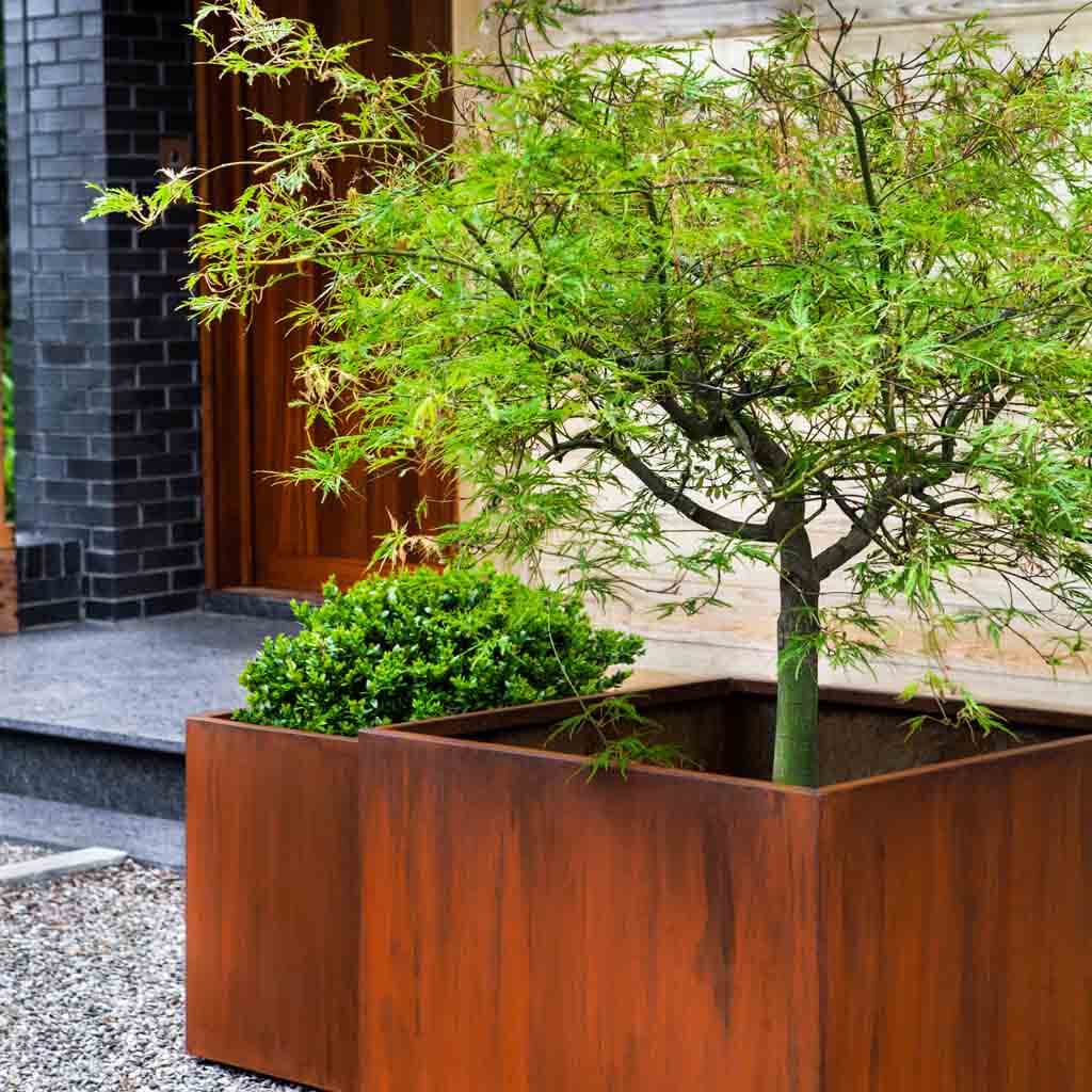 Steel Cube Planter || Steel