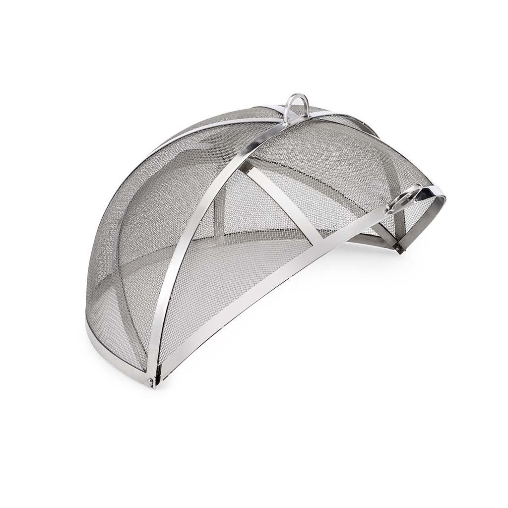 25" Medium Stainless Steel Spark Screen with Lifter