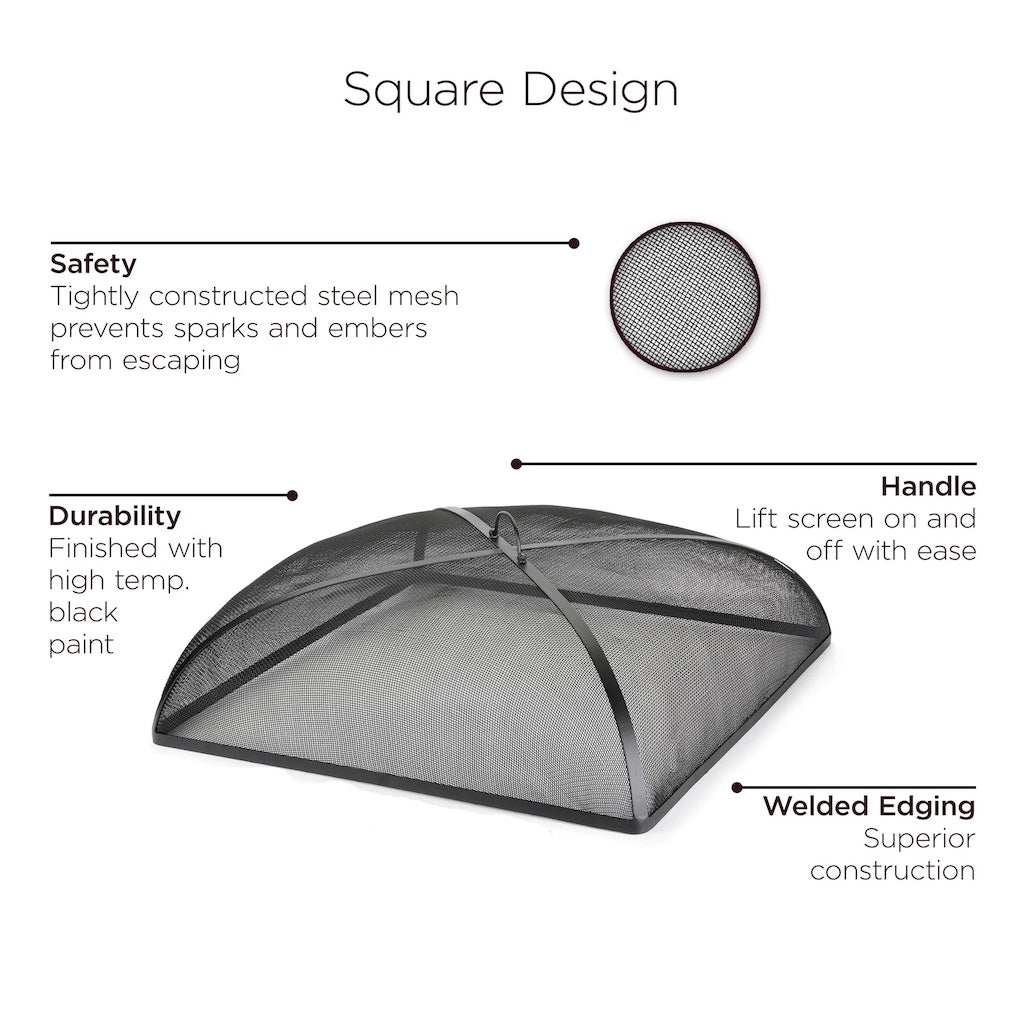 30" Square Spark Screen with Lifter