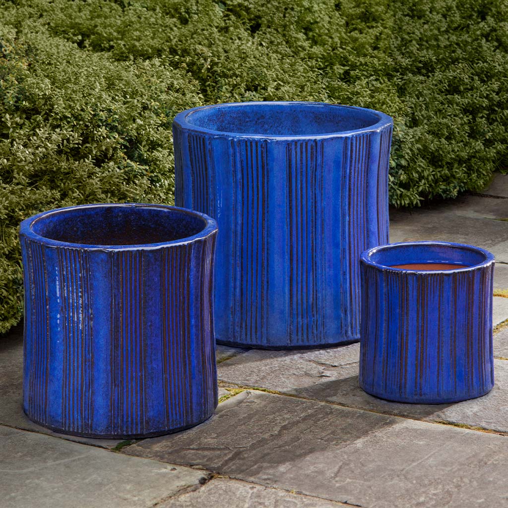 Brush Pot || Riviera Blue