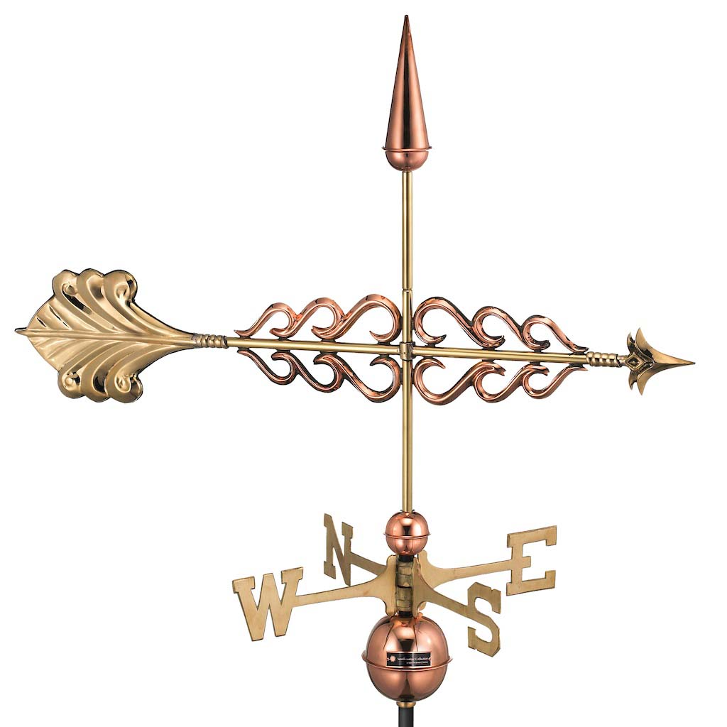 Smithsonian Arrow Weathervane in Pure Copper