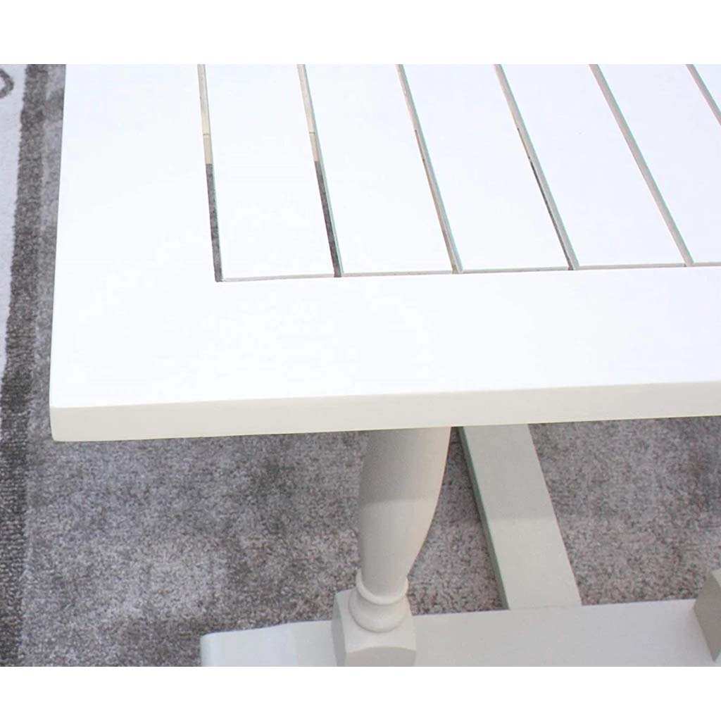 Acacia Rectangular White Washed Dining Table