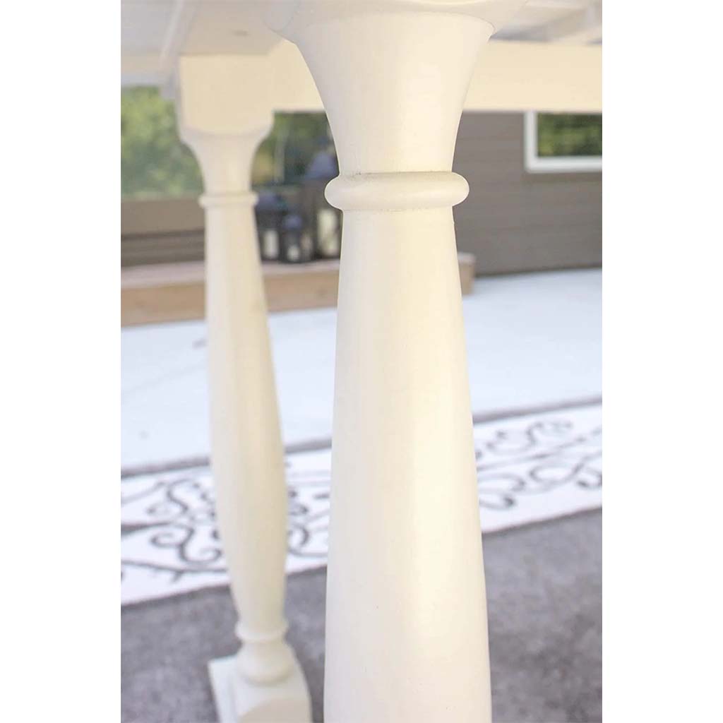 Acacia Rectangular White Washed Dining Table