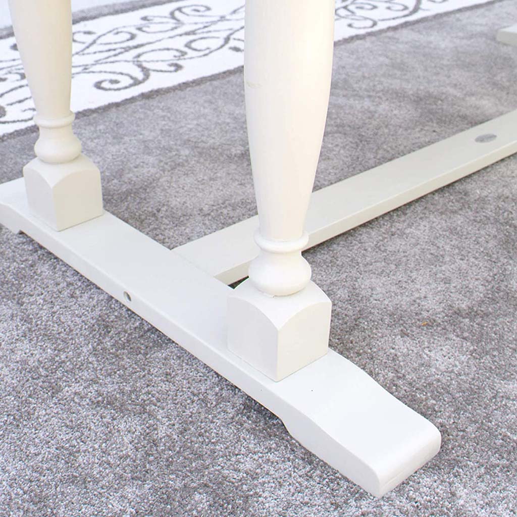 Acacia Round White Washed Dining Table