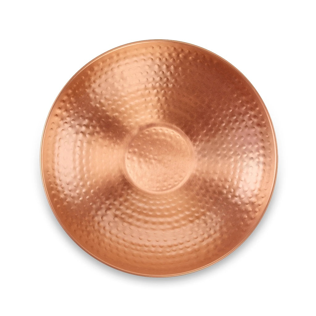 Freestanding Copper Bird Bath with Ground Stand