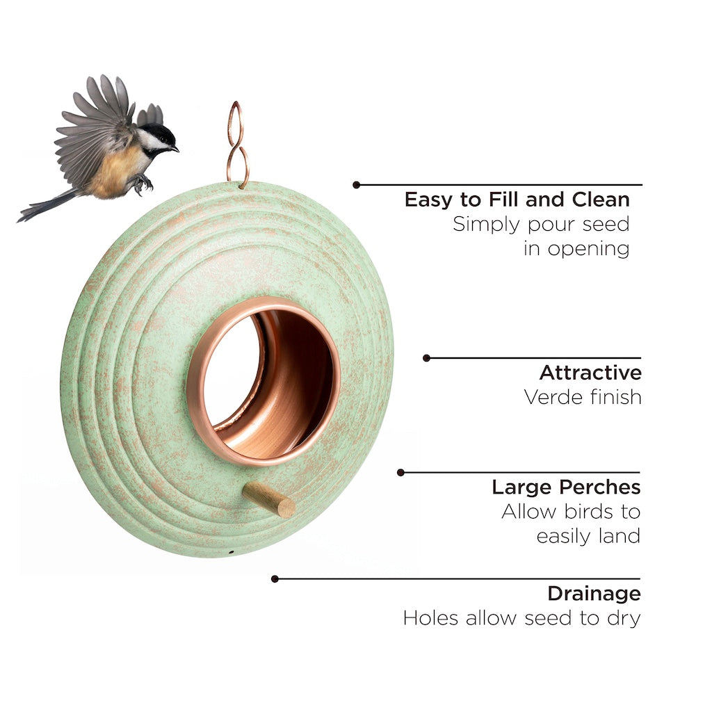 Verde Fly-Thru Bird Feeder