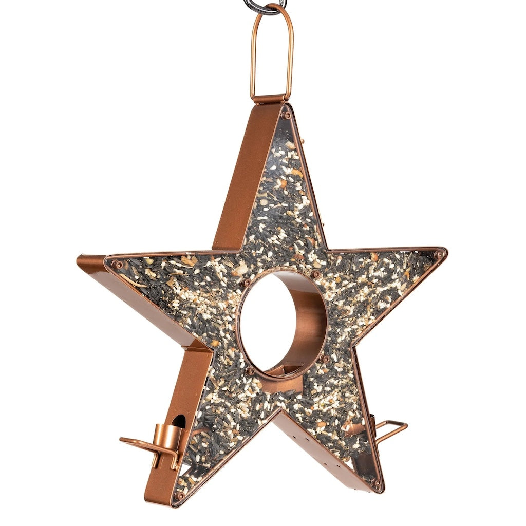 Star Fly-Thru Bird Feeder