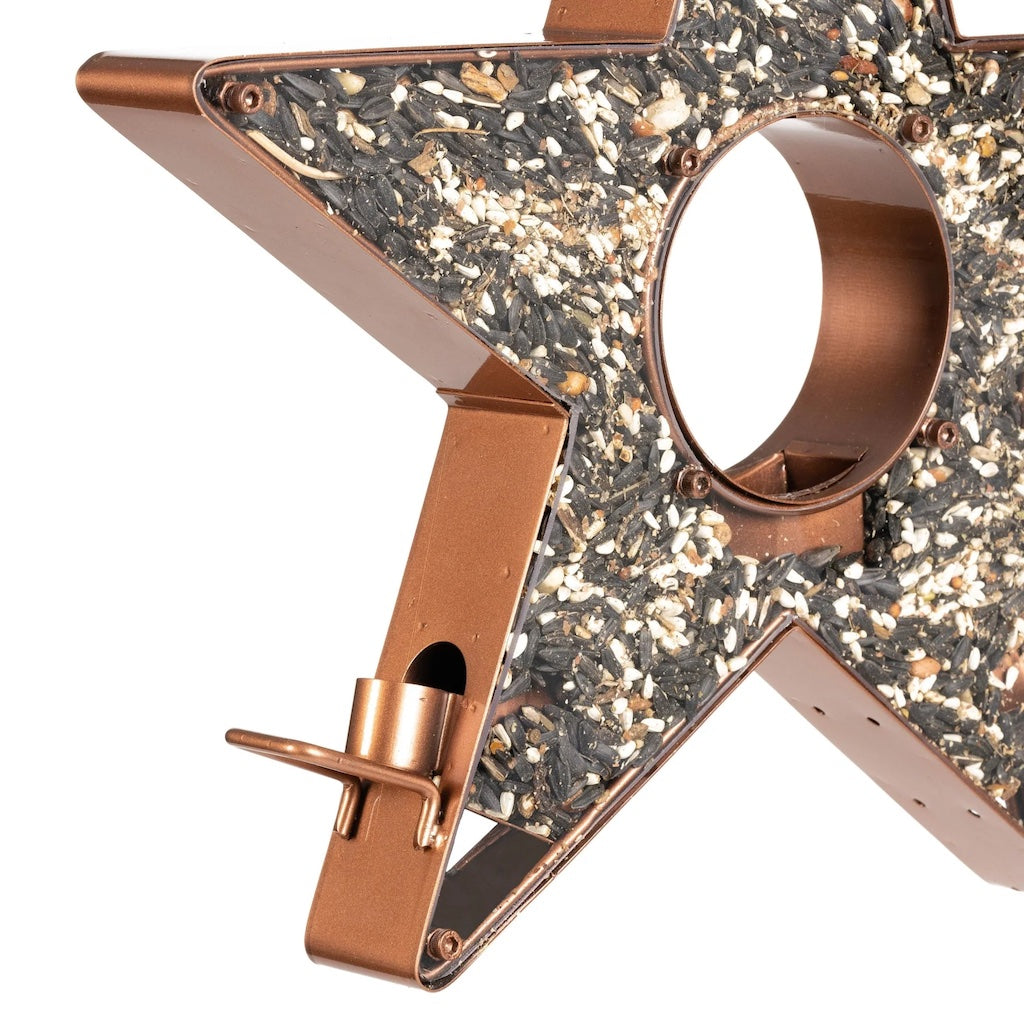 Star Fly-Thru Bird Feeder