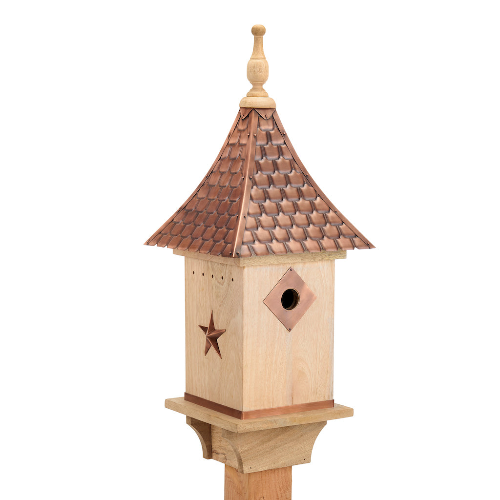 Villa Bird House with Copper Roof