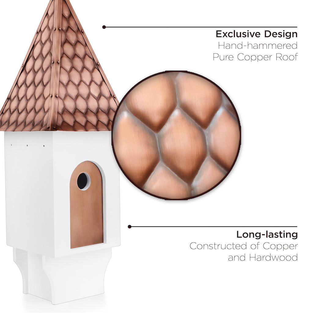 Chateau Bird House with Copper Roof