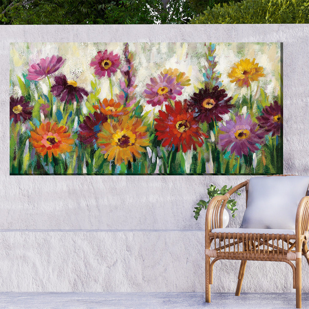 Carnival Of Color Outdoor Wall Art