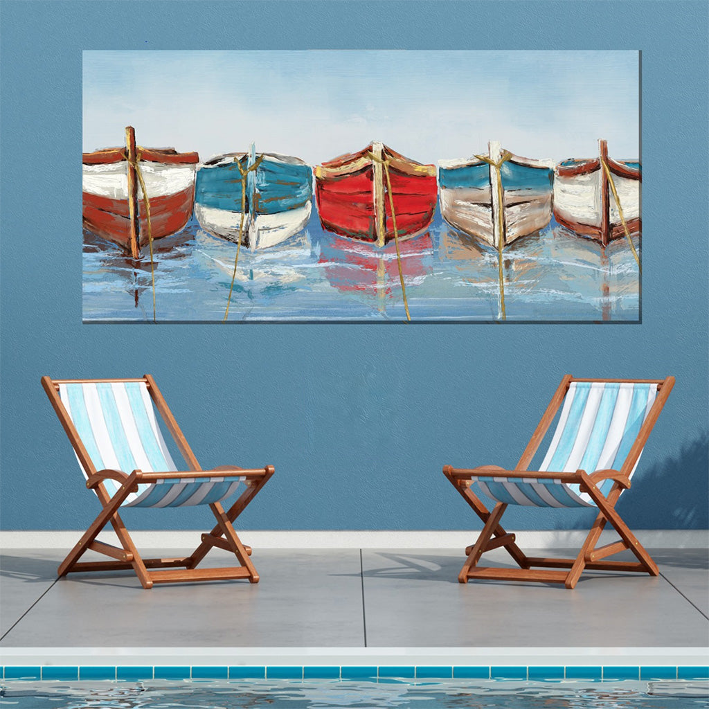 All In A Row Outdoor Wall Art