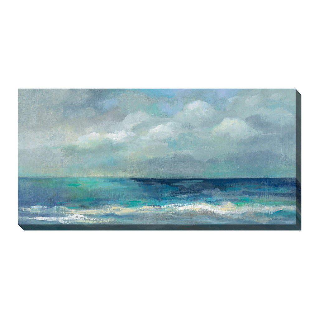 Blue On Blue Outdoor Wall Art