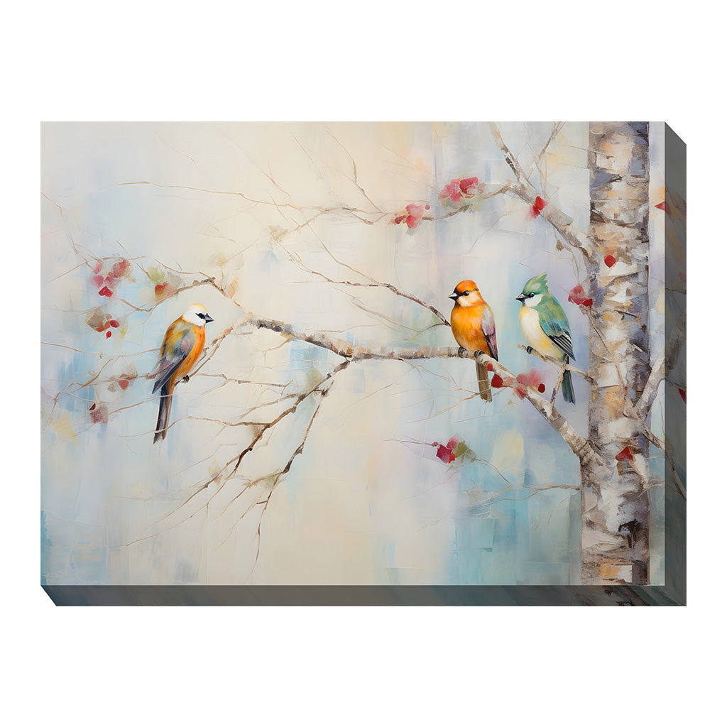 Birch Buddies Outdoor Wall Art