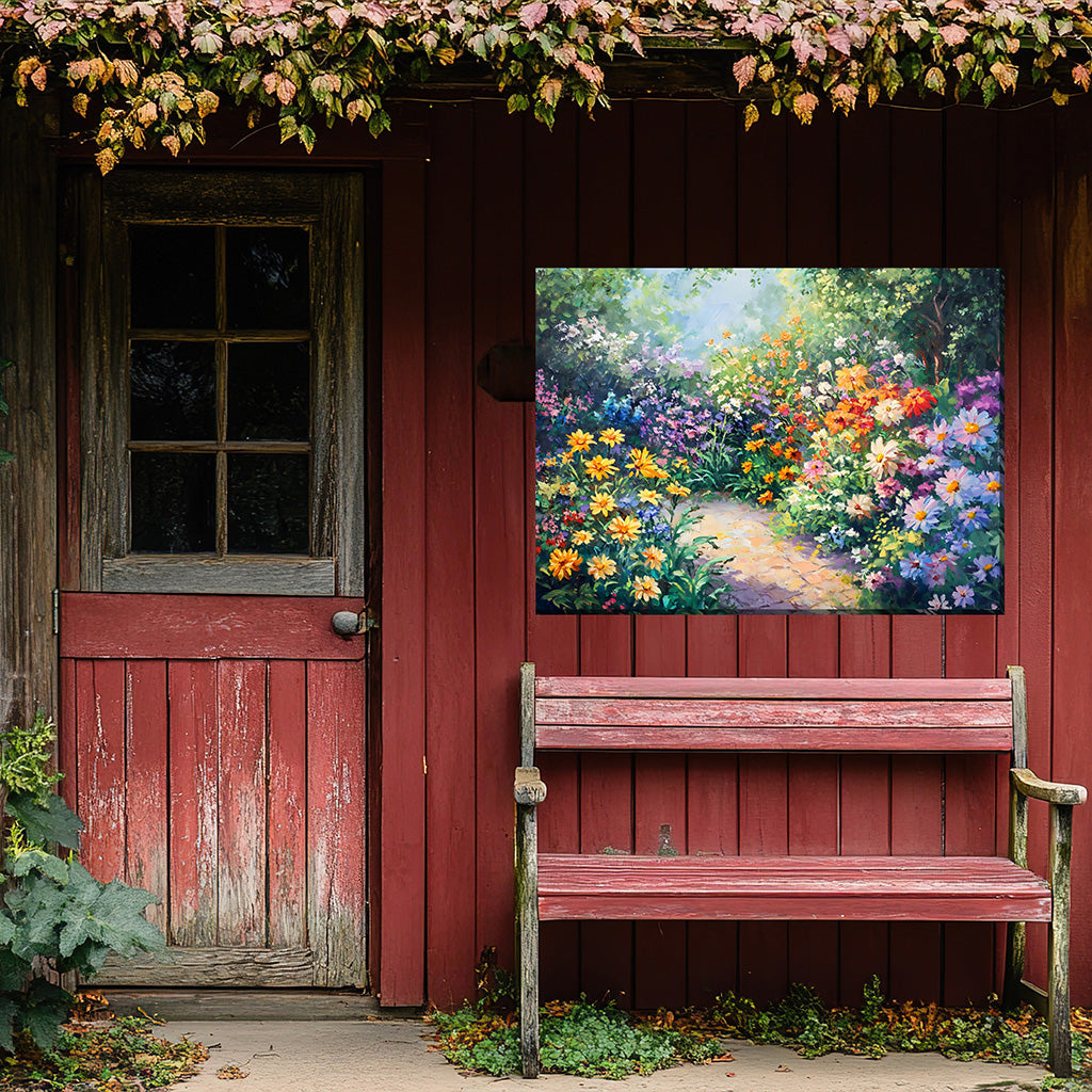In Full Bloom Outdoor Wall Art