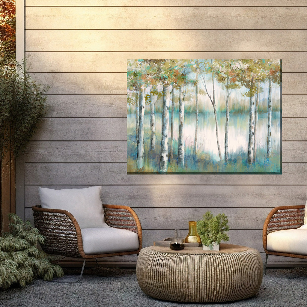 Riverside Thicket Outdoor Wall Art