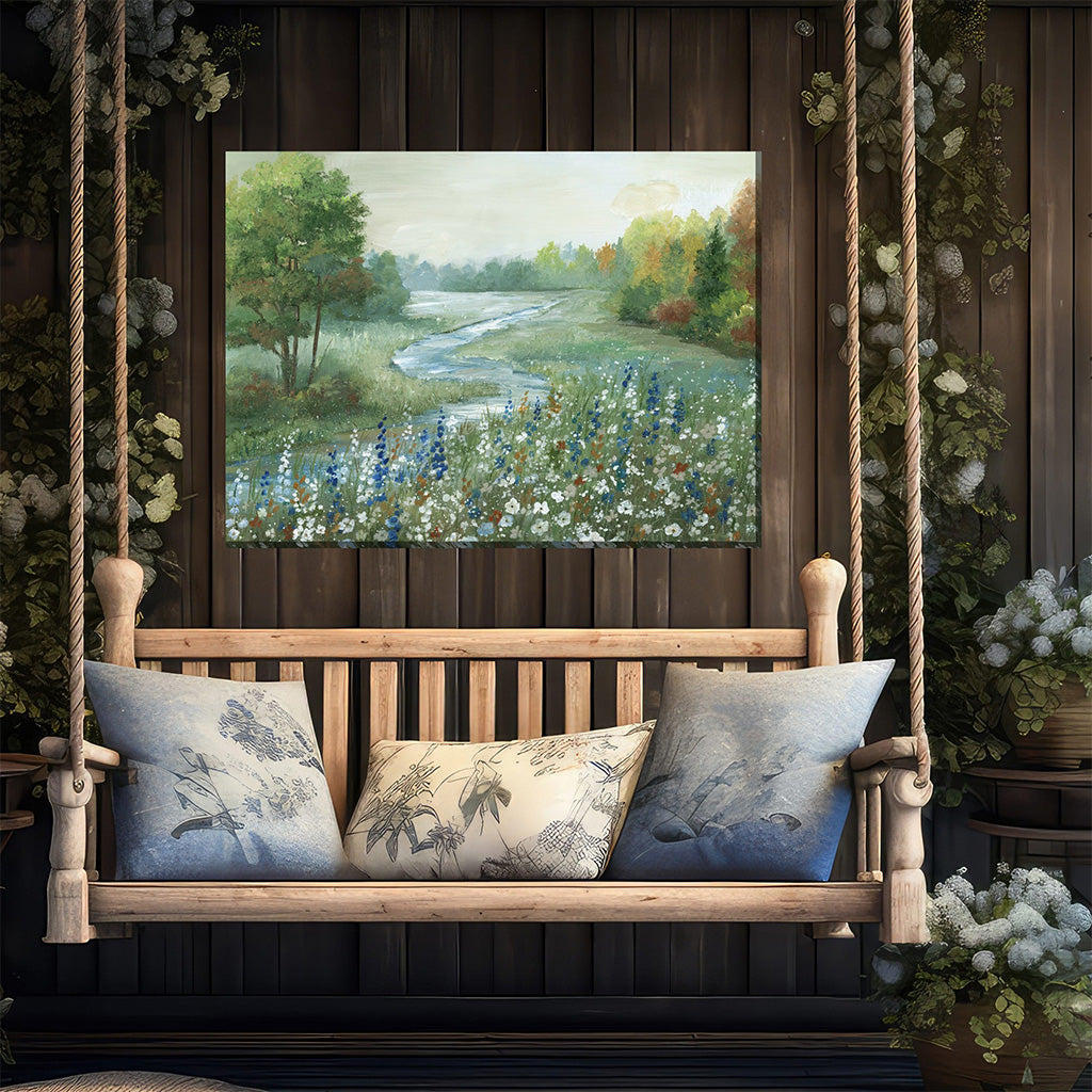 Pristine Pasture Outdoor Wall Art