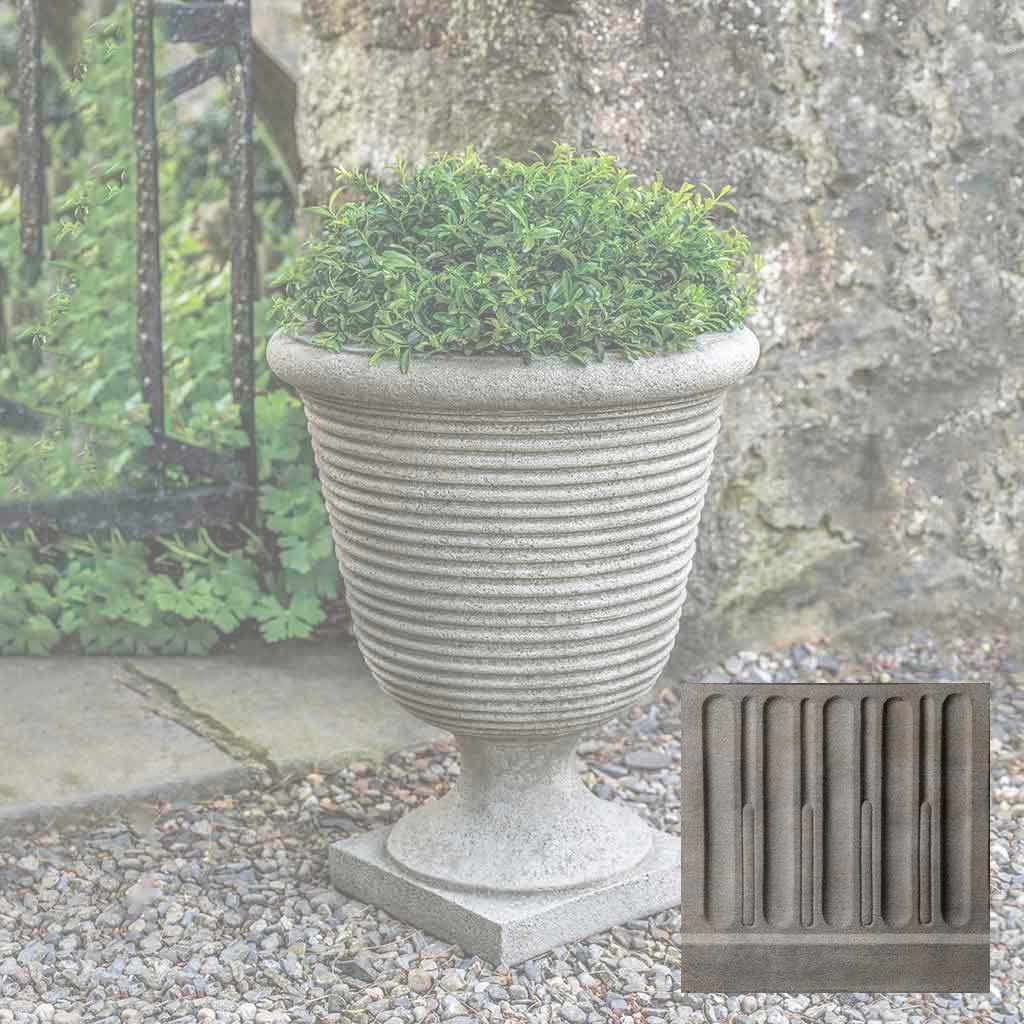 Ribbed Terrace Urn