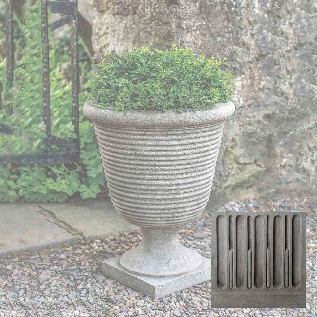 Ribbed Terrace Urn