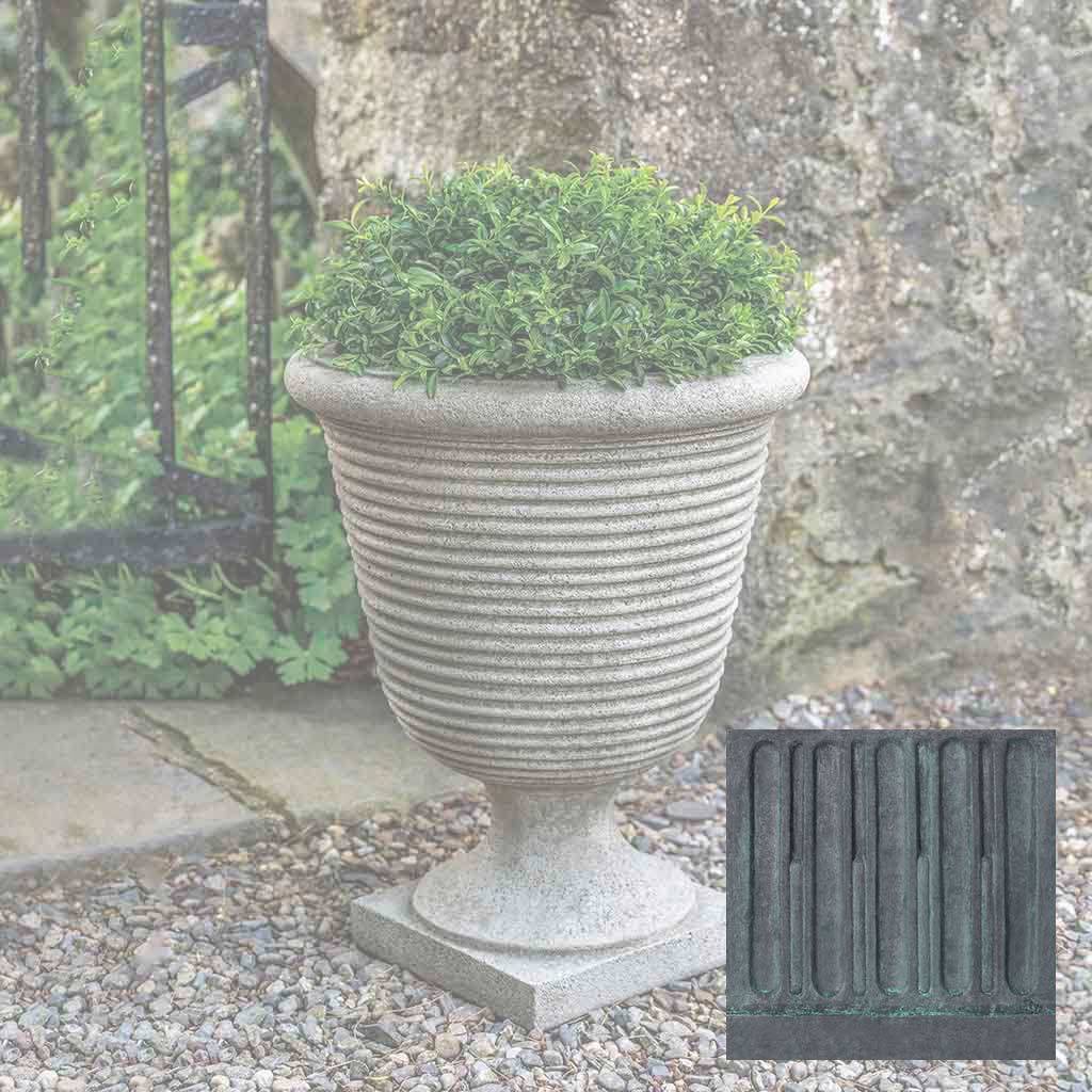 Ribbed Terrace Urn