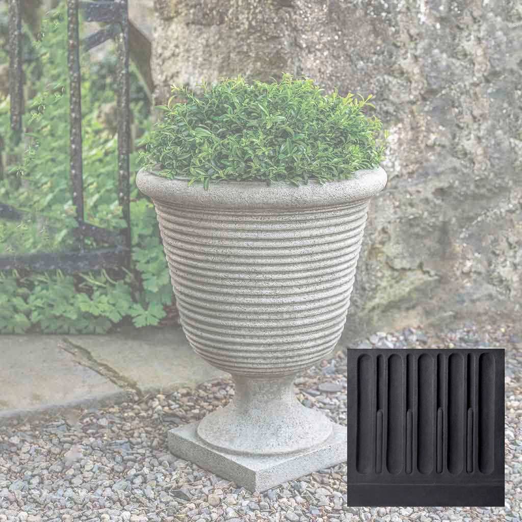 Ribbed Terrace Urn