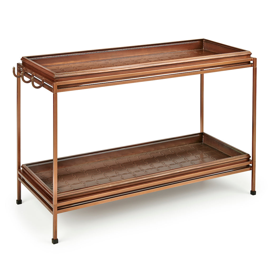 Circles Double Boot Tray with Stand