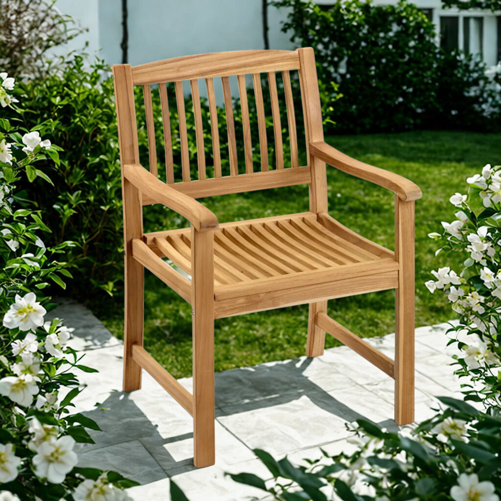 Santorini Premium Teak Patio Dining Chair