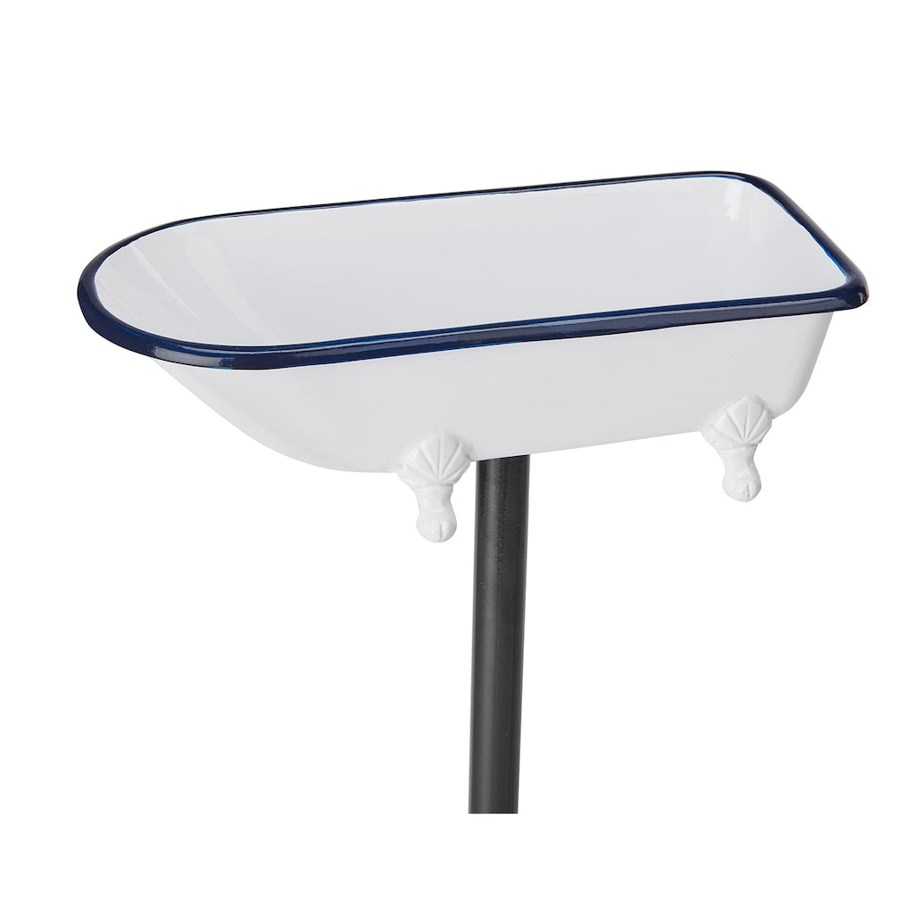 Splish Splash Brass Birdbath