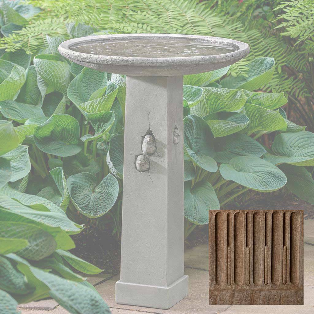 Birdhouse Birdbath