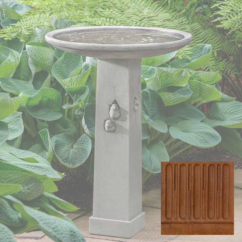 Birdhouse Birdbath