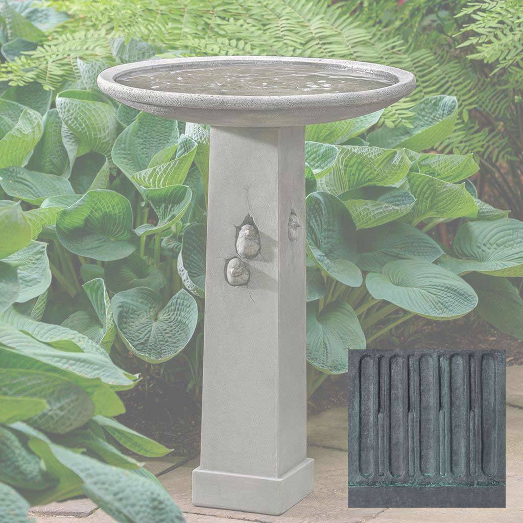 Birdhouse Birdbath