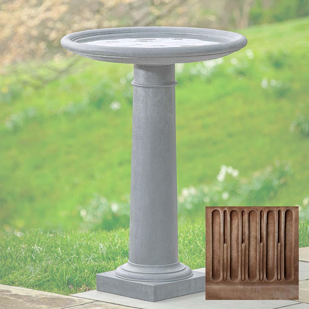 Classic Column Birdbath