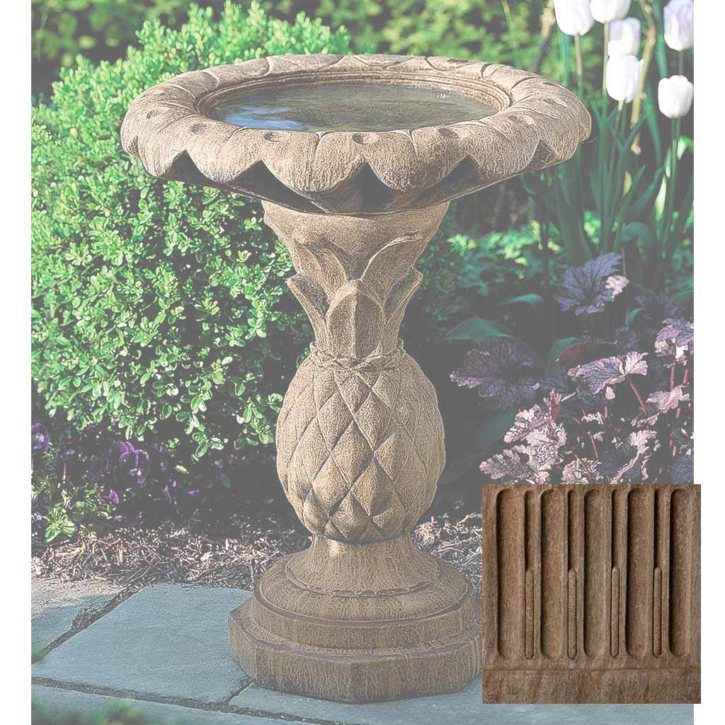 Pineapple Birdbath