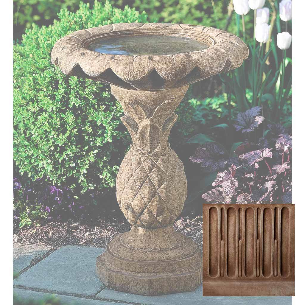 Pineapple Birdbath