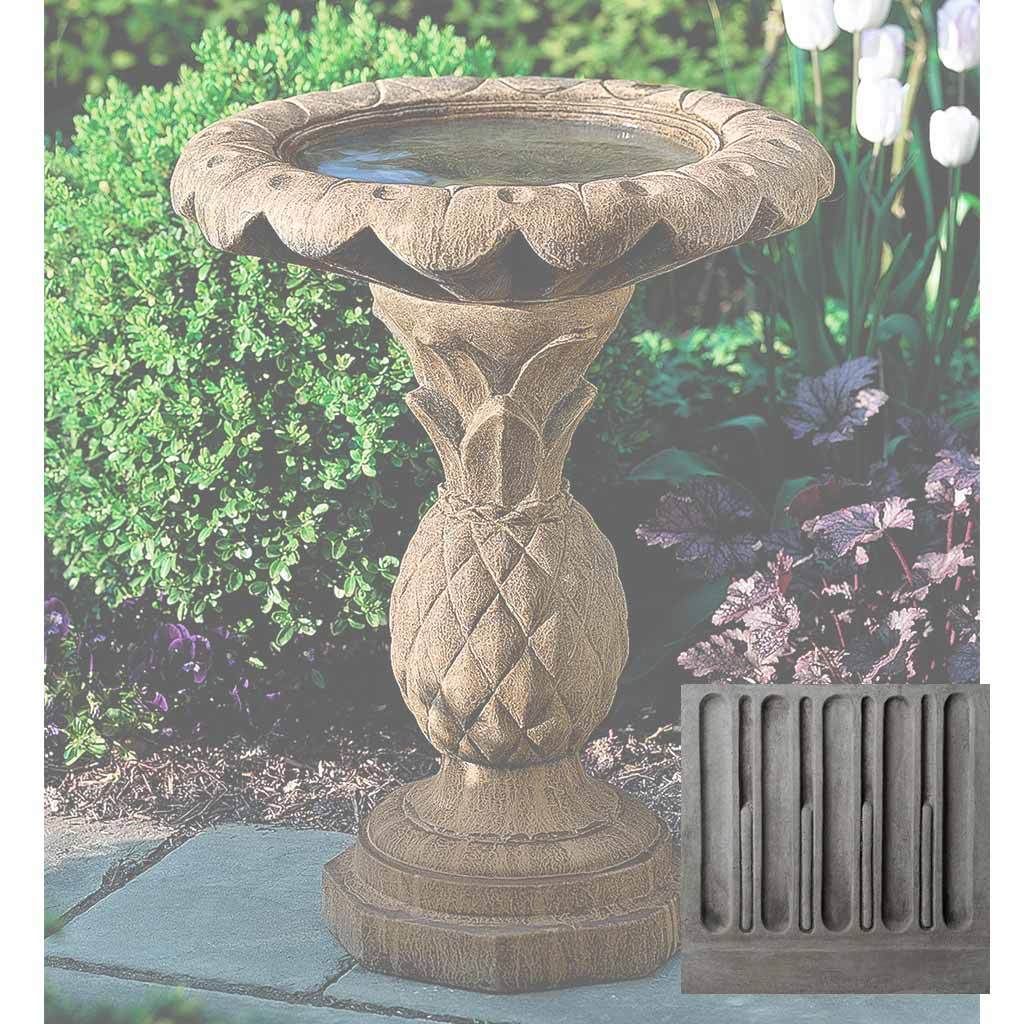 Pineapple Birdbath
