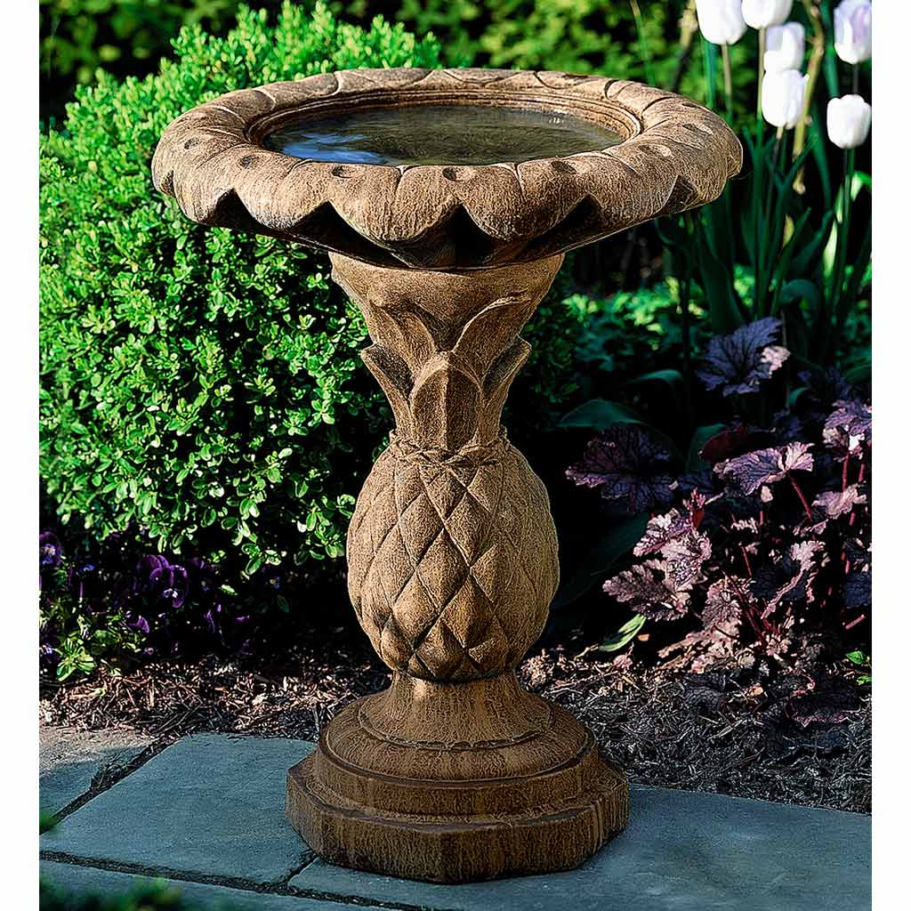 Pineapple Birdbath