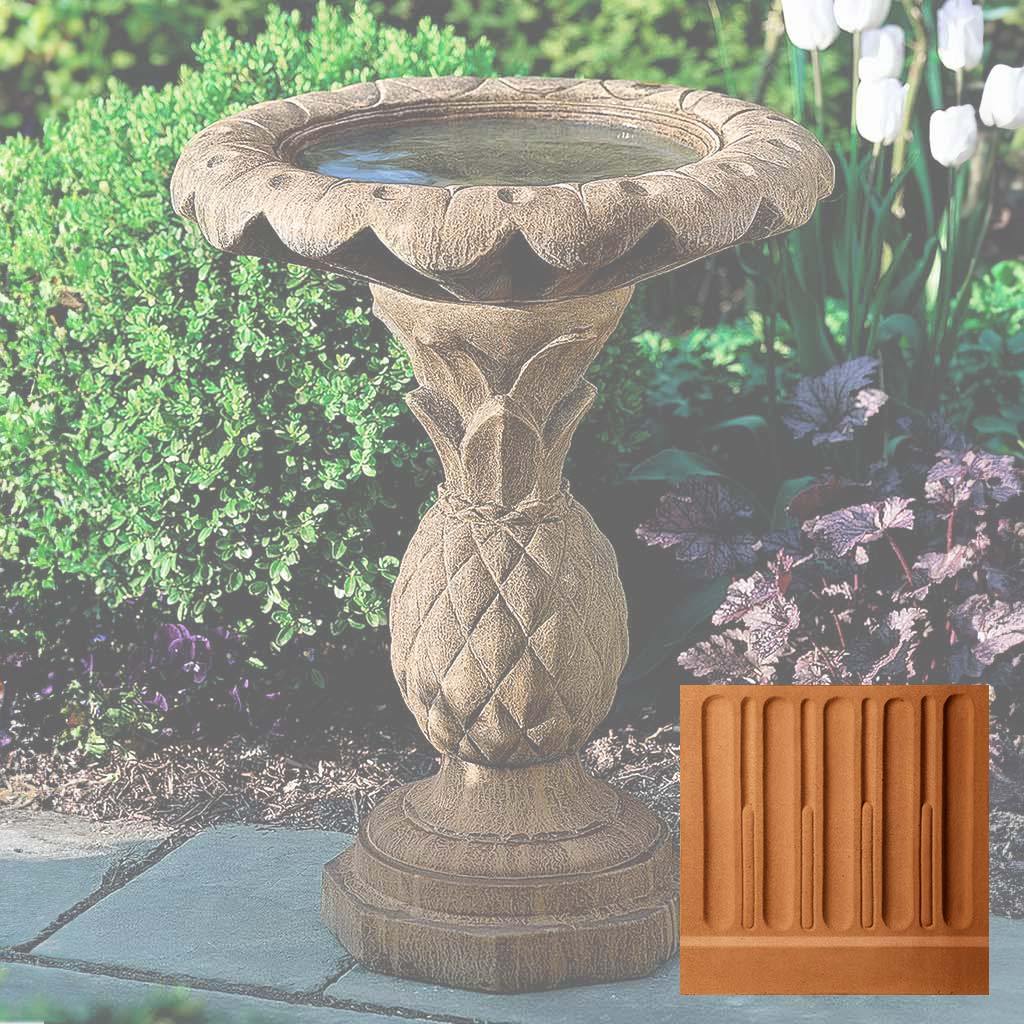 Pineapple Birdbath