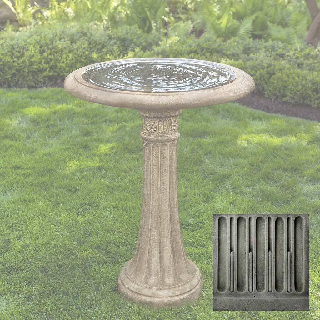 Chestnut Hill Birdbath
