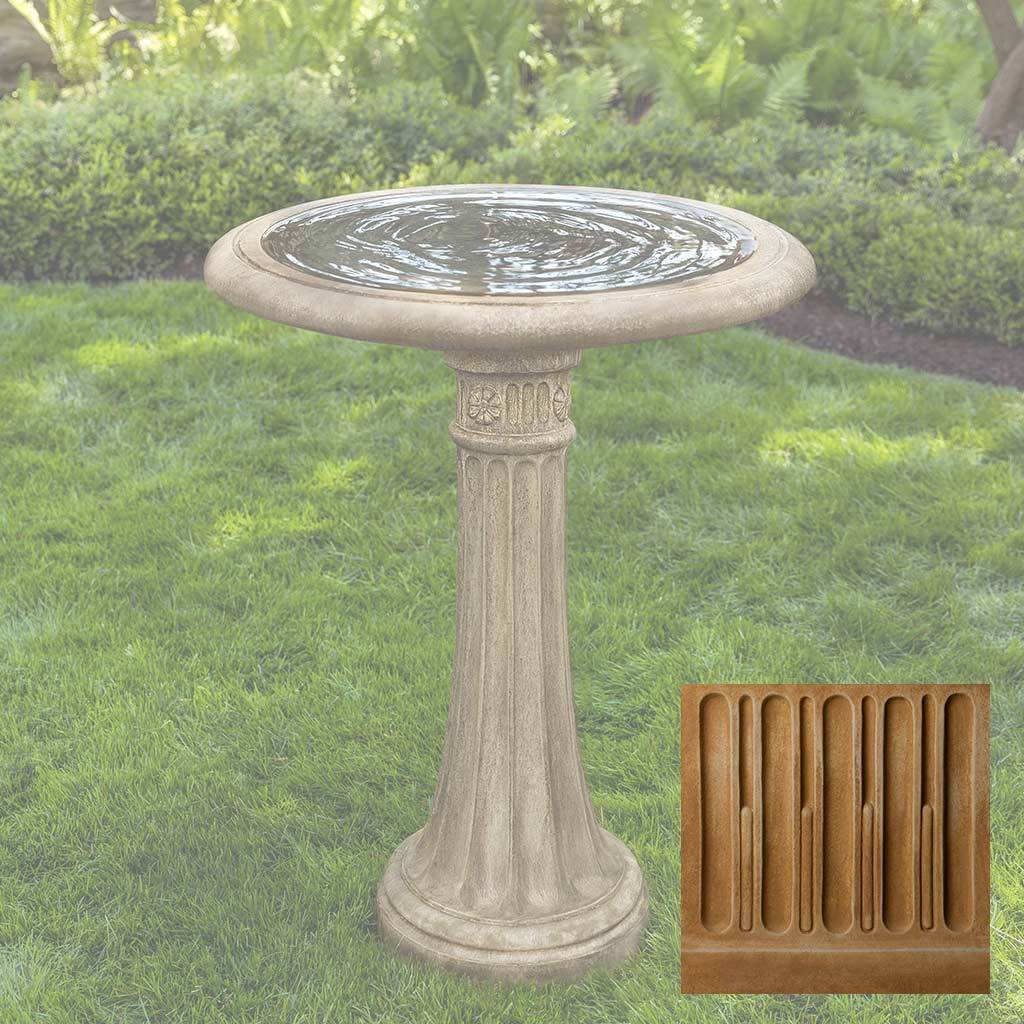 Chestnut Hill Birdbath