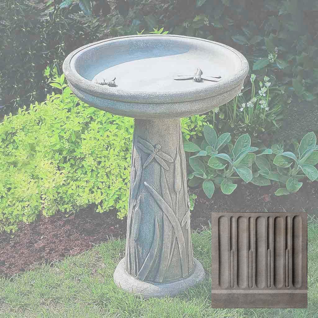 Dragonfly Birdbath