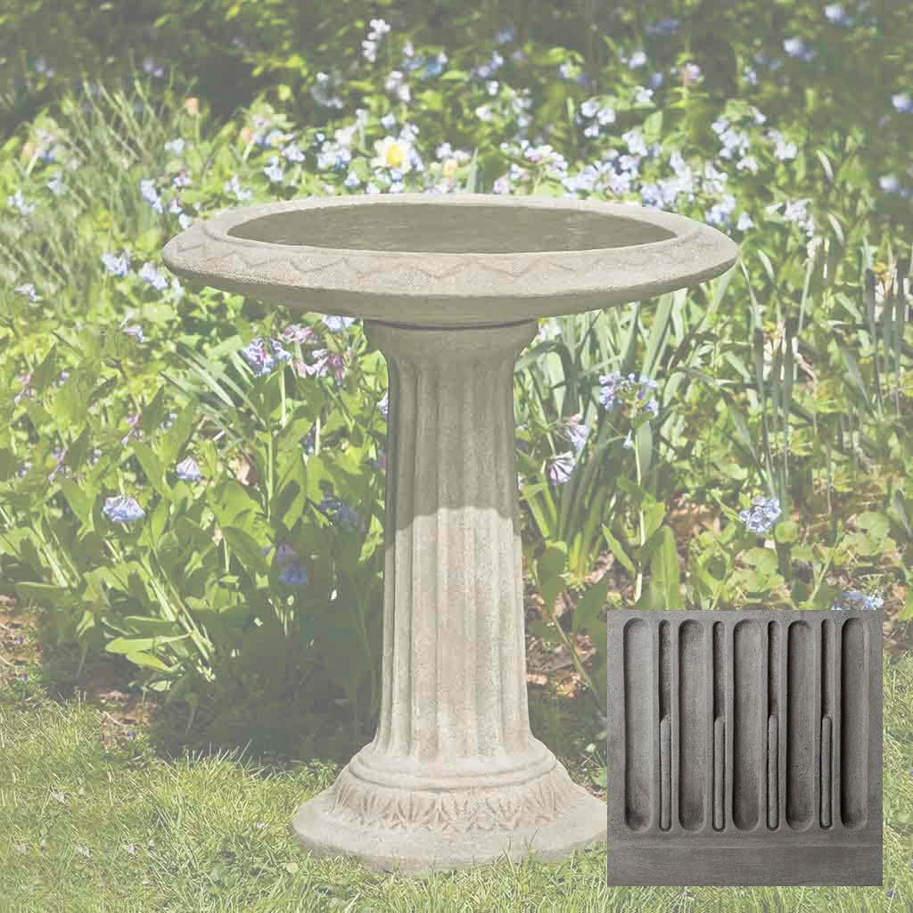 Cottage Garden Birdbath
