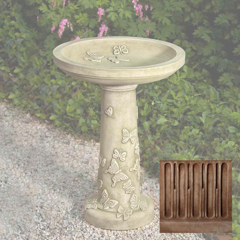 Butterflies are Free Birdbath