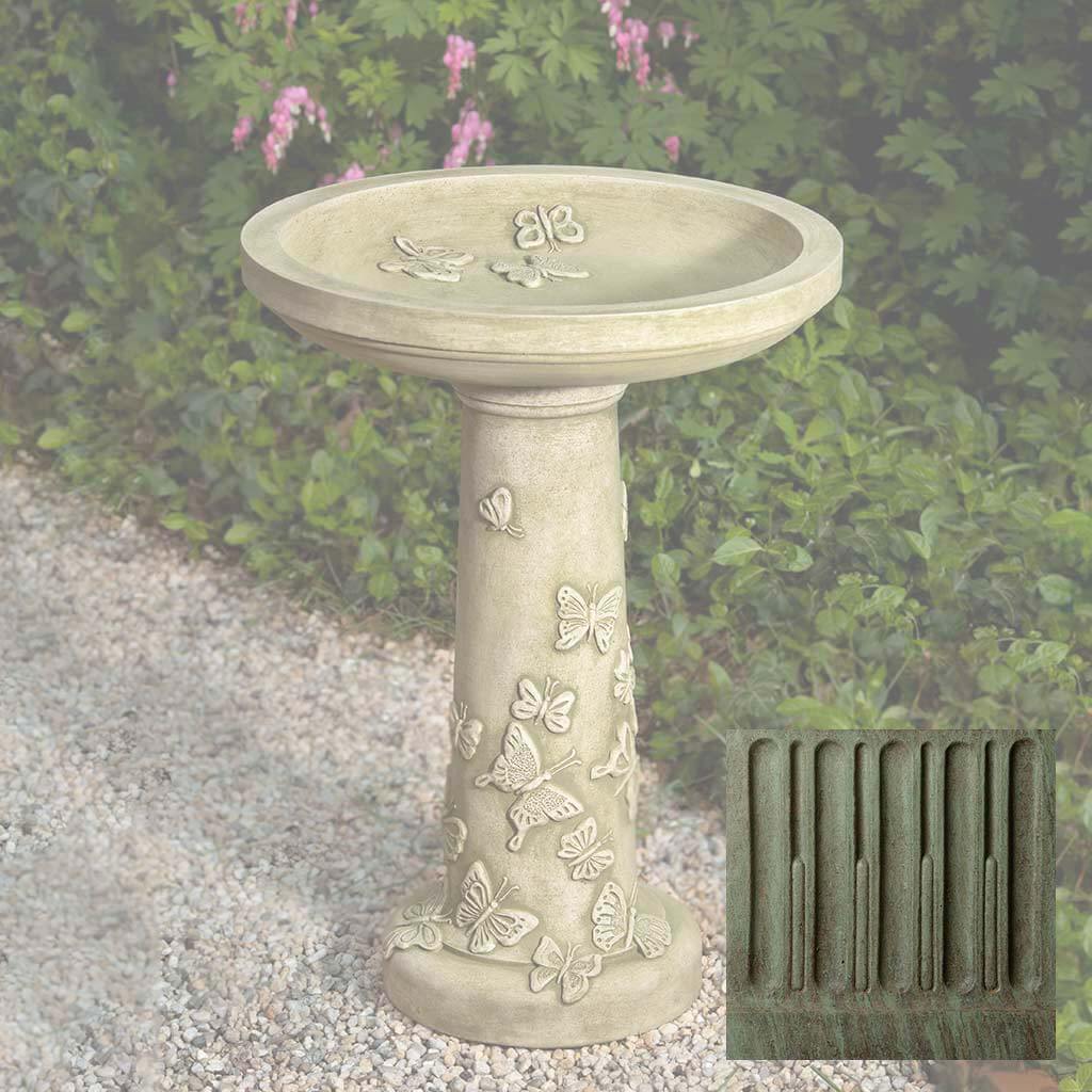 Butterflies are Free Birdbath